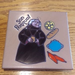 * Masterworks Handcrafted Art Tiles, San Pasqual Kitchen Trivet Made in USA, EUC